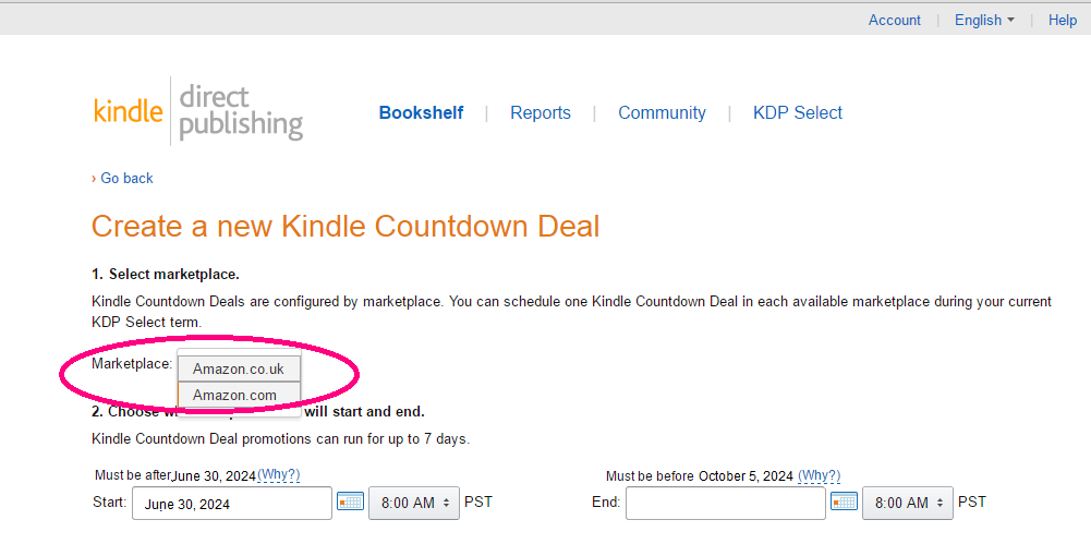 Kindle Countdown Deal